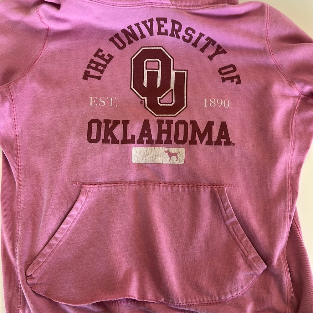 Limited addition University of Oklahoma PINK hoodie!